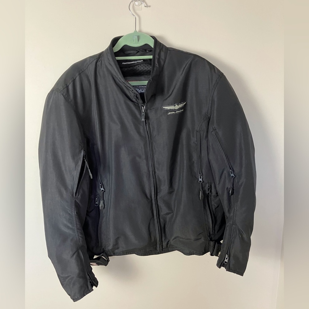 Honda Goldwing Men's Black Textile Motorcycle Jacket